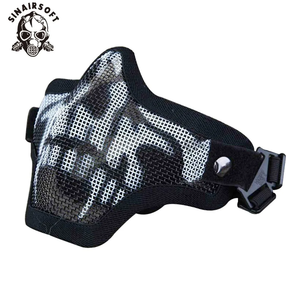 CM01 Sportswear & AccessoriesTactical Strike Steel Half Face Mask Skull