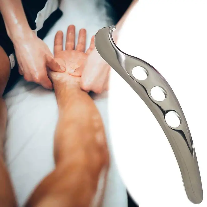 Нержавеющая сталь Gua Sha Guasha пластинчатый массажер инструмент скребок