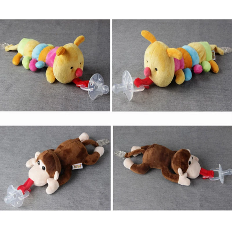 spesifikasi Bayi Dot Klip Rantai Gantung Hewan Mewah Mainan Bayi Baru Lahir Dilepas Dot Pemegang Tanpa Dot