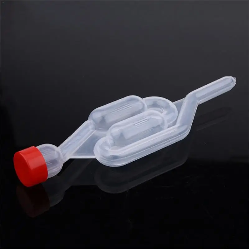 

1pc Exhaust One Way Home Brew Wine Fermentation Airlock Highly Transparent Plastic Air Lock Check Valve Wine Brew Accessory