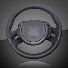 Auto Treccia Sul Volante Della Copertura per Citroen C4 Picasso 2007-2013 Volante Auto Copertura Della Ruota di Interni In Pelle accessori