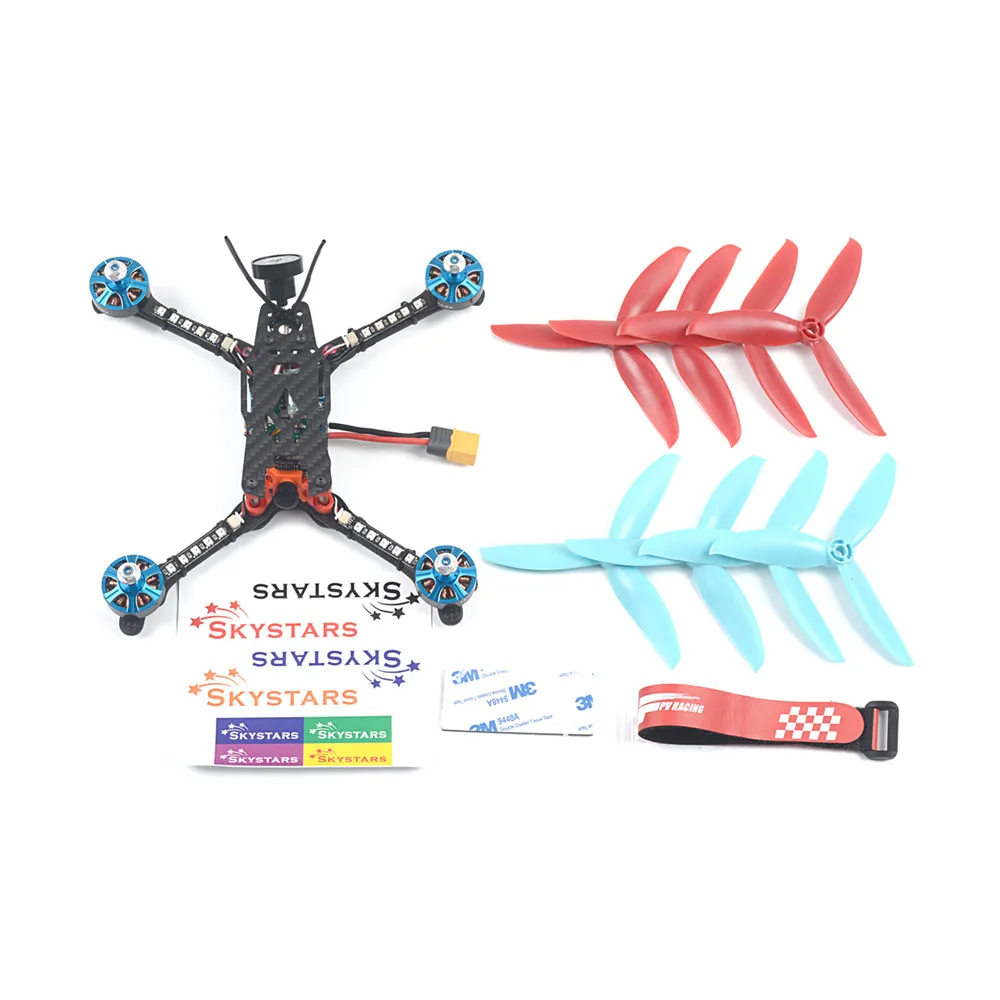 SKYSTARS RXT X219 LED версия FPV гоночный Дрон PNP BNF F4 OSD 25 600MW VTX 40A Blheli_32 ESC CCD