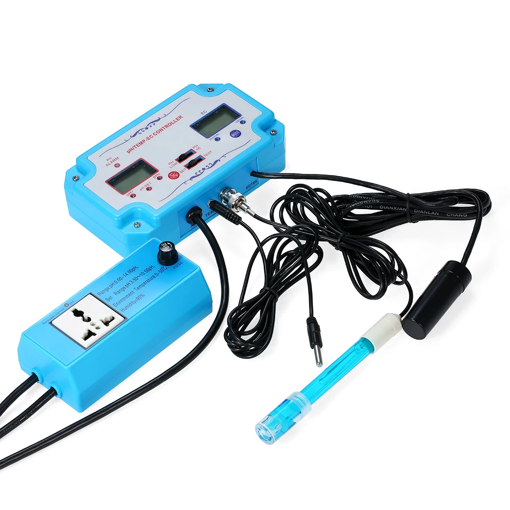 Professional 3 in 1 pH/EC/TEMP Water Quality Detector pH Controller