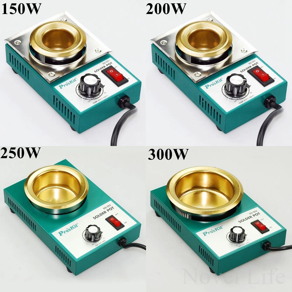 150W/200W/300W Lead Free Solder Pot Soldering Desoldering Bath Tin