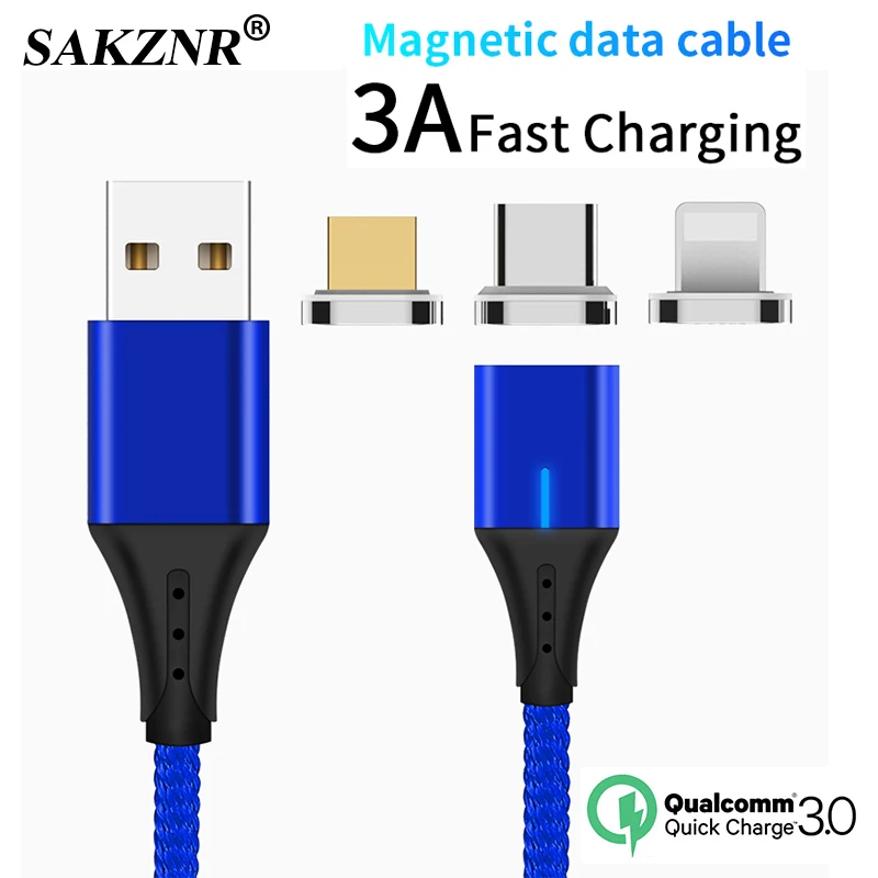 

Magnetic Cable Micro usb Type C Fast Charging Adapter Phone Microusb Type-C Magnet Charger usb c For iphone Samsung xiaomi Cable