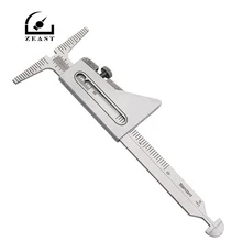 Высокоточный сварочный конус Feeler калибровочный датчик прочная линейка для замера глубины из нержавеющей стали ручной сварочный инструмент