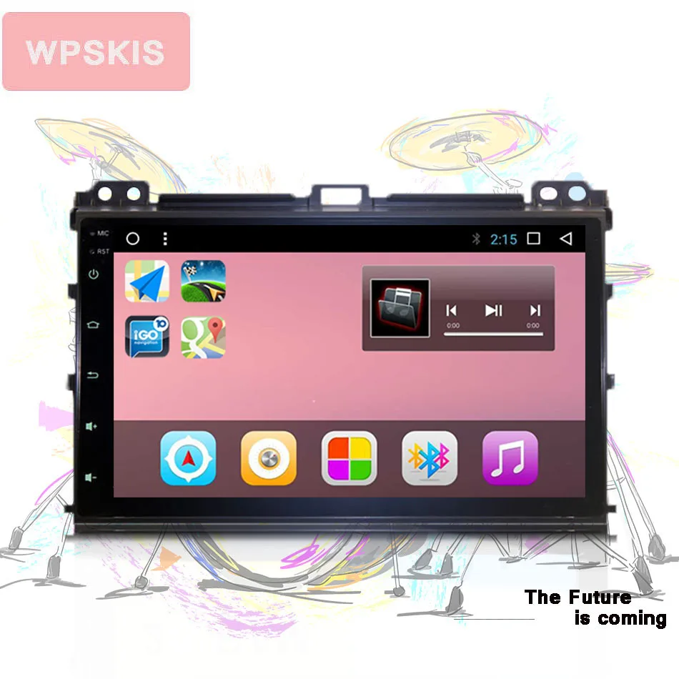 Sale Android 9.0 Car DVD GPS for Toyota Prado 120 2004-2009 Autoradio 2din Car Radio GPS Navigation Central in Dash Head Unit System 2