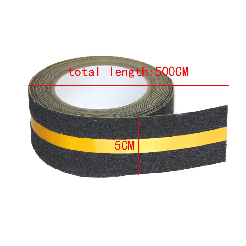 5M Safe Tread Non Skid Anti Slip Tape Adhesive Stickers Strip For Stairs Floor Stair Step Wear-resistant Anti-slip Strip