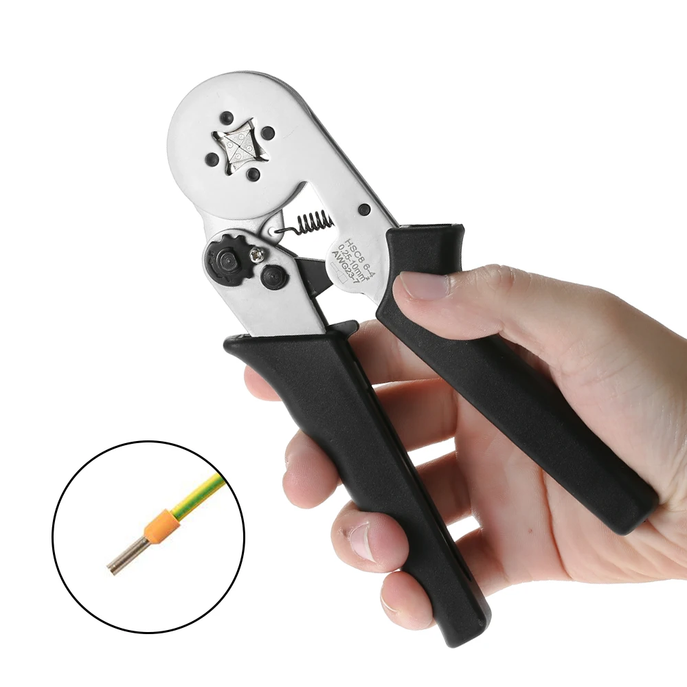 

Multi-functional AWG23-7 Self-adjustable Wire Crimpers Cable Crimping Pliers Crimp Tool 0.25-10mm