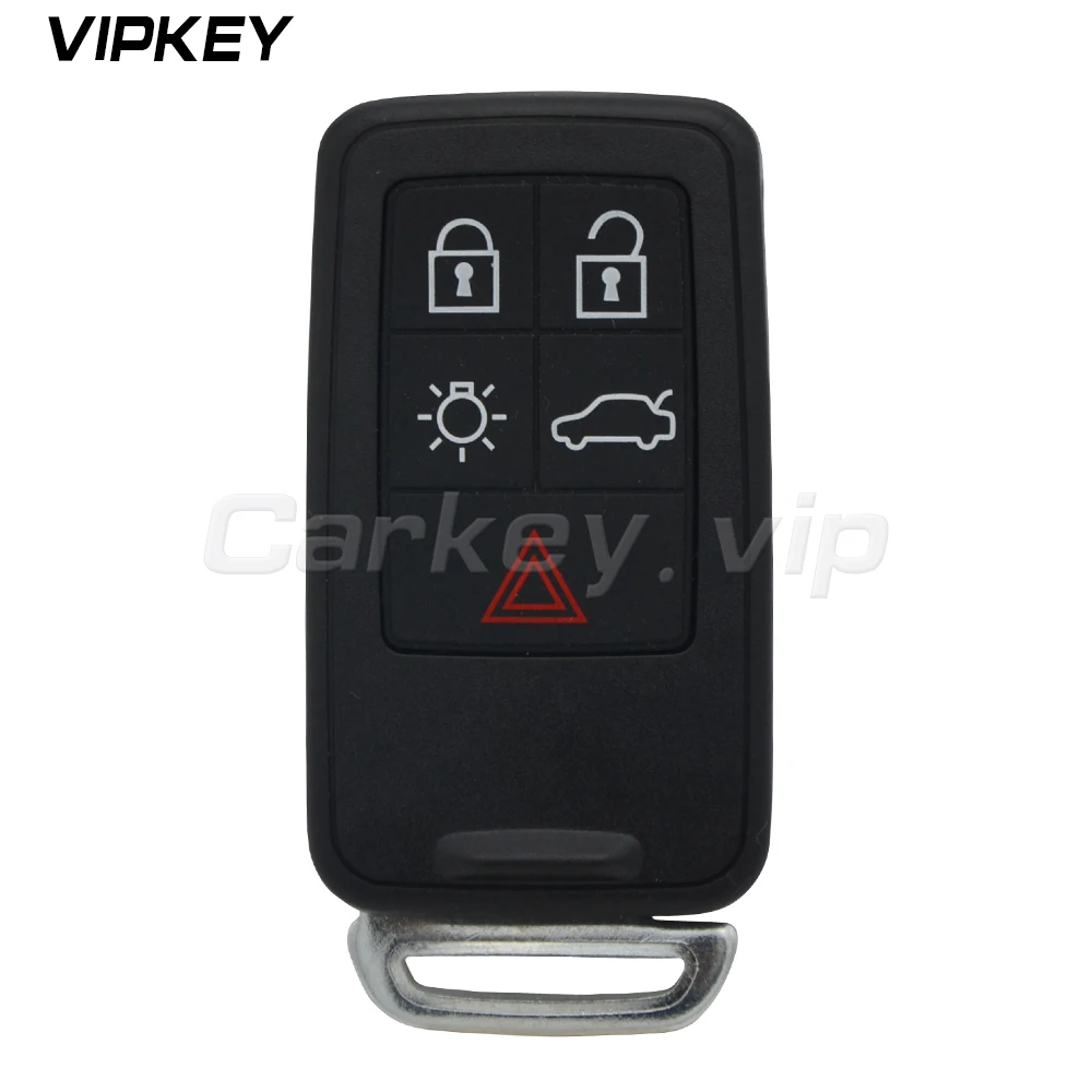 Remotekey  Replacement Remote Car Key Fob 433MHz 5 Button For Volvo S60 S80 V70 XC60 XC70 FCC ID: KR55WK49266