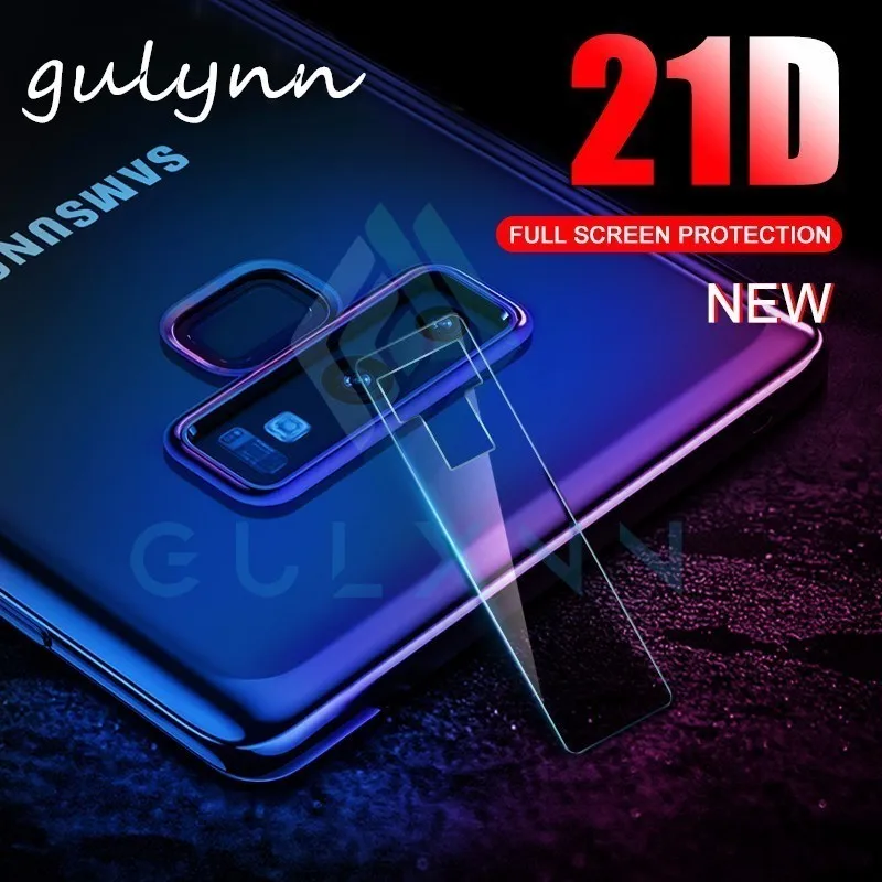 2 шт. закаленное стекло 21D для задней камеры Samsung Galaxy S8 S9 Plus Защитная пленка J4 J6 J8 J7 A8