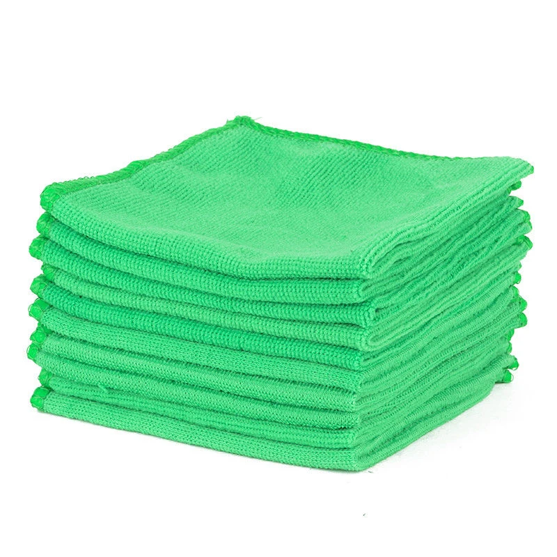 30x зеленый Микро волокно Авто Детализация Чистящая мягкая ткань полотенце тряпка стирка