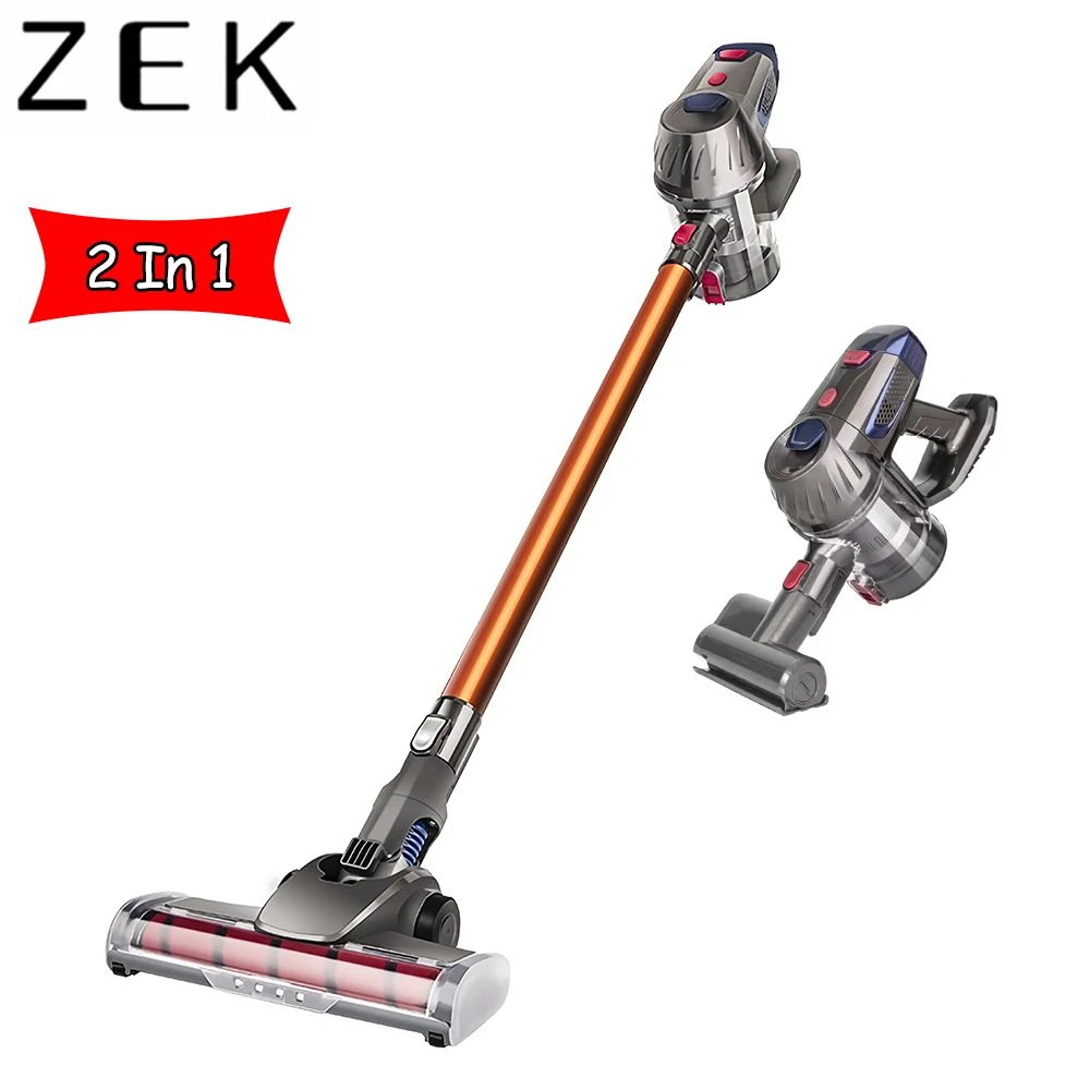 

ZEK 2 In 1 Handheld Cordless Vacuum Cleaner 120W 10000Pa Strong Suction Low Noise Aspirator For Home Lightweight Dust Collector