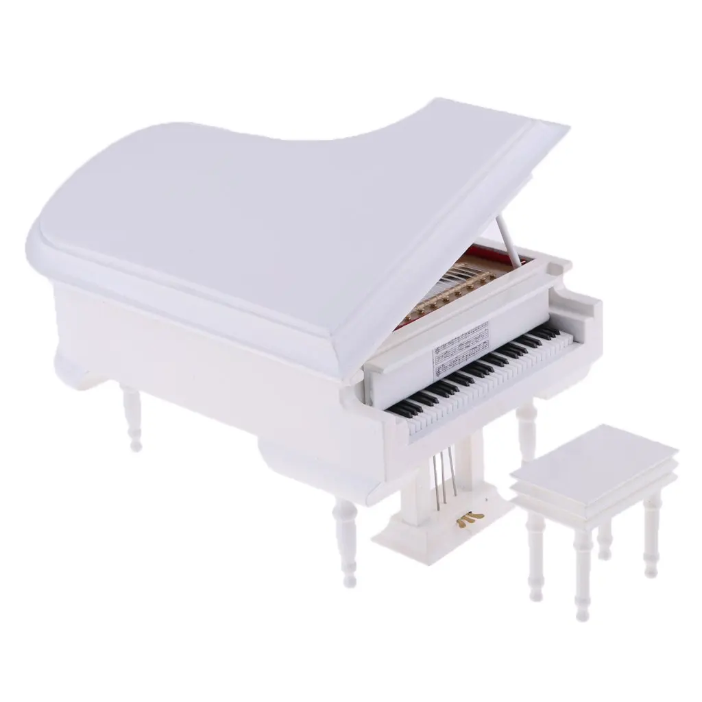 

1/6 Piano Model Mechanical Music Box Action Figure Dolls Accessories Decoration Toys Birthday Gift for Children Adults