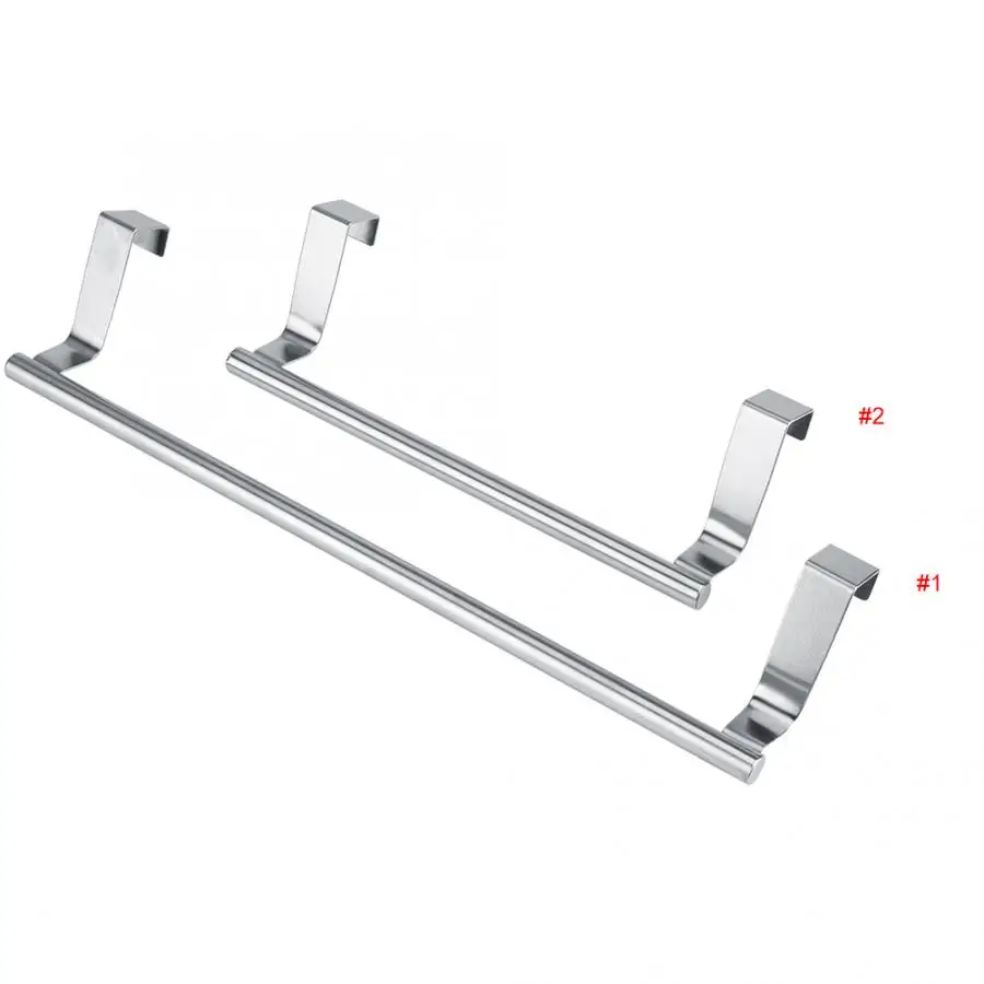 

Towel Rack Hanging Holder Kitchen Organizer Cupboard Cabinet Door Back Towel Hanger Holder Storage Rack for Bathroom Hot Sale