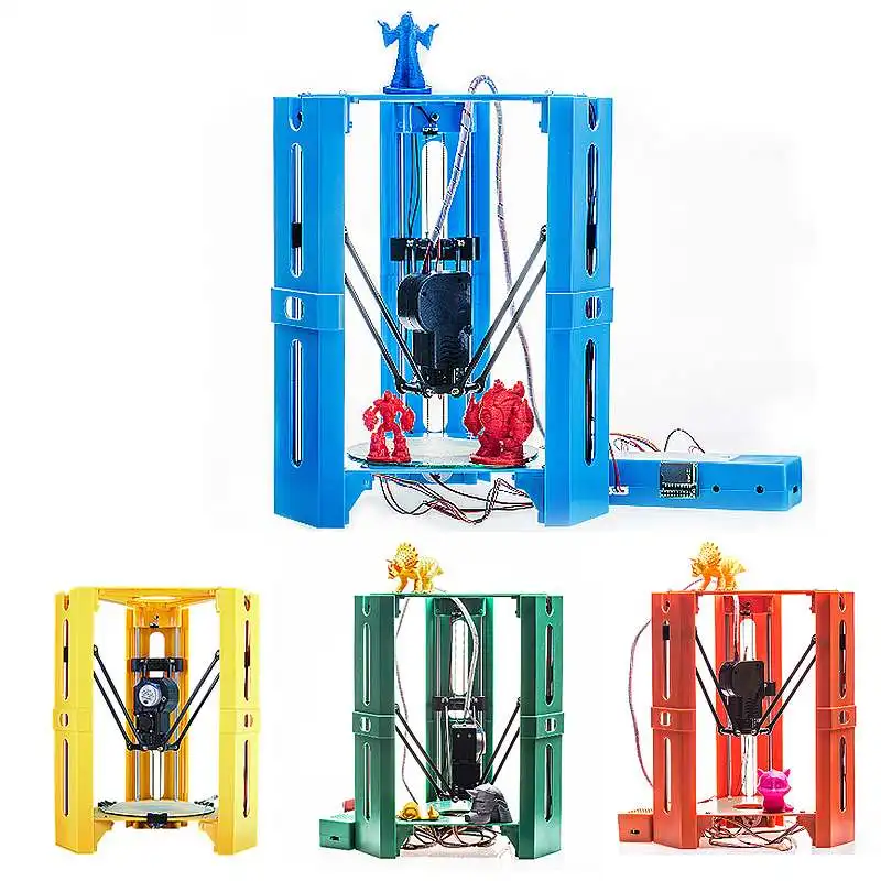 DIY Assembled Desktop 3D Printer 100*100mm Printing Size Support Off-line 1.75mm 0.4mm Nozzle 3D Printer DIY Assembled Desktop 3D Printer 100*100mm Printing Size Support Off-line 1.75mm 0.4mm Nozzle 3D Printer
