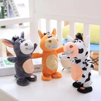 

Electric Little Hummer Cartoon Plush Doll Talking Walking Sing Funny Children Early Education Cognitive Educational Toys