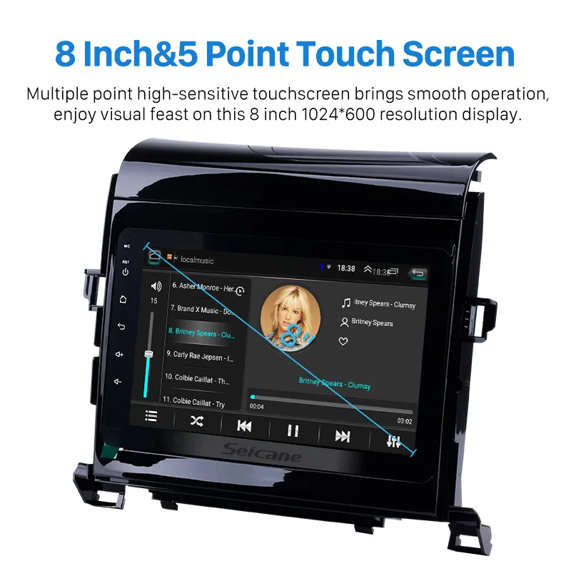 Flash Deal Seicane 2din Android 8.1 8" Car Radio For Toyota ALPHARD 2009 2010 2011-2014 2Din Audio Multimedia Player GPS Navi Head Unit 2 Flash Deal Seicane 2din Android 8.1 8" Car Radio For Toyota ALPHARD 2009 2010 2011-2014 2Din Audio Multimedia Player GPS Navi Head Unit 2