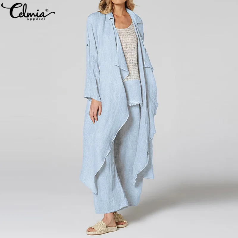 Oversized Tops Celmia Women Vintage Kimono Cardigan 2019 Summer Blouse Long Sleeve Casual Loose Long Shirts Solid Beach Shawl