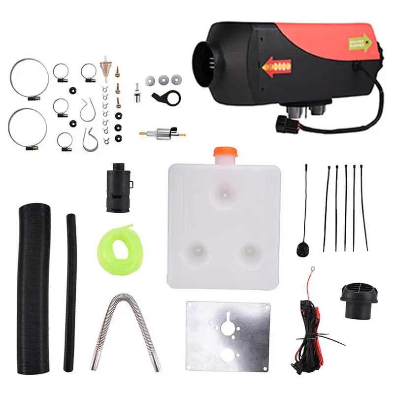 

5KW 12V Car Parking Diesel Air Heater 10L Tank Remote Control LCD Displaying For Truck Boat Car Trailer