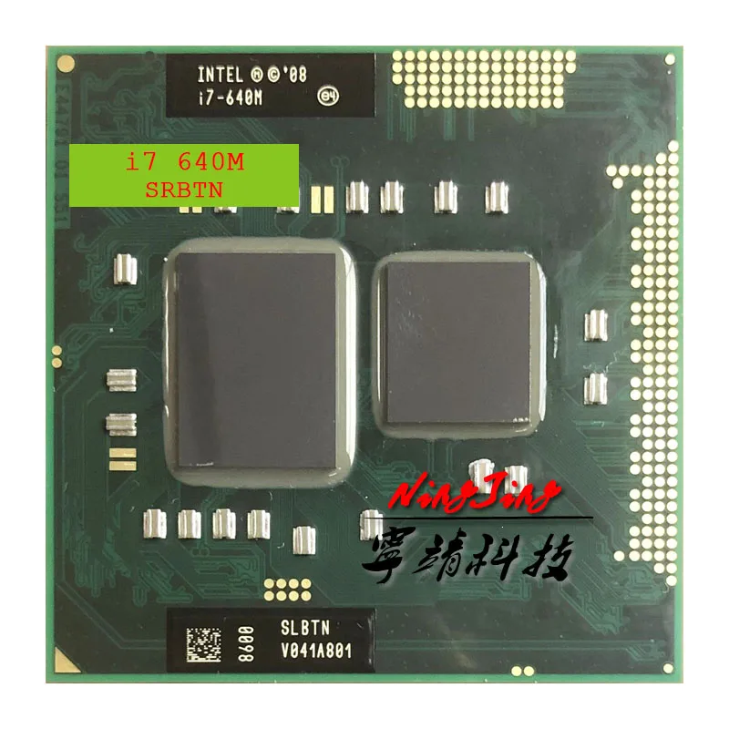 

Intel Core i7-640M i7 640M SLBTN 2.8 GHz Dual-Core Quad-Thread CPU Processor 4W 35W Socket G1 / rPGA988A