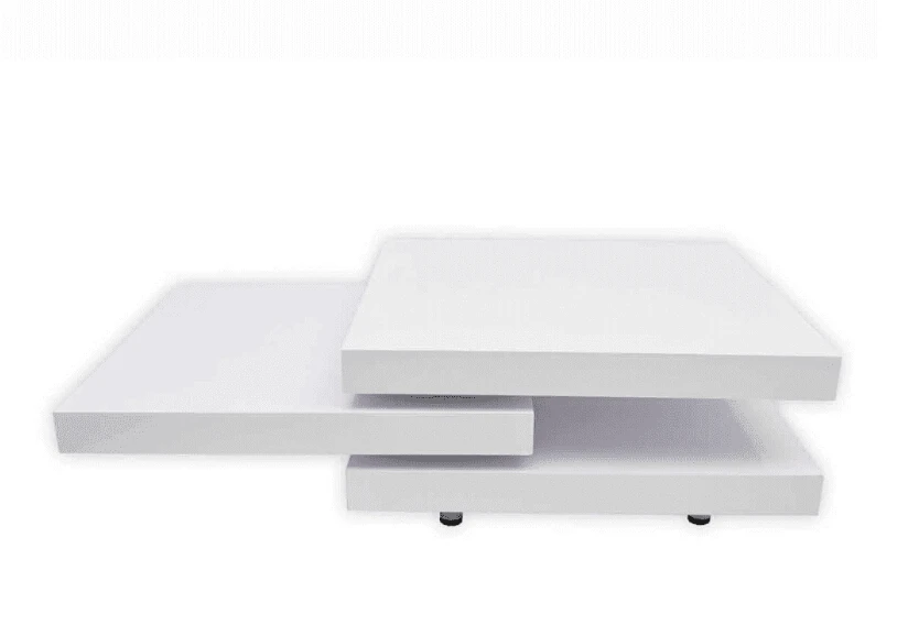 vidaXL Coffee Table Side Tables Furniture 3 Tiers Living Room Mesas De Centro Coffee Table High Gloss White Coffee Table Modern
