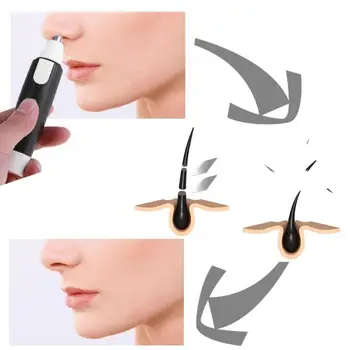 

NEW Nose Hair Trimmer Professional Removal Clipper Shaver Personal Electric LED Light Neustrimmer Healthy Face Care Hair Trimer