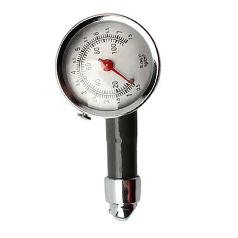 

Metal Car Tire Pressure Gauge Solid Durable Air Pressure Meter Tester Diagnostic Tool Suitable For Motorbikes Cars Trucks