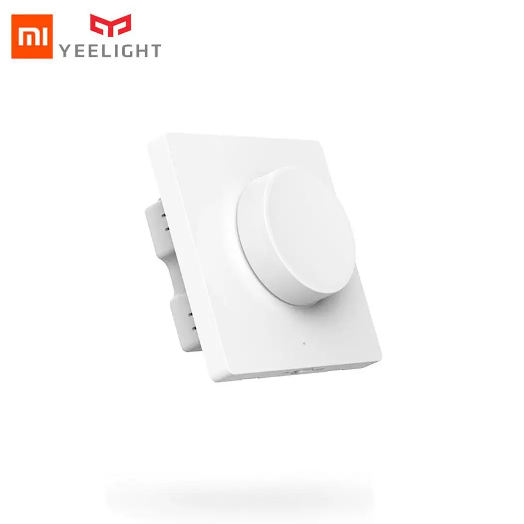 Горячая Оригинальная Xiaomi Mijia Yeelight умный диммер переключатель умная регулировка света еще работает 5 в 1 контроль умный переключатель