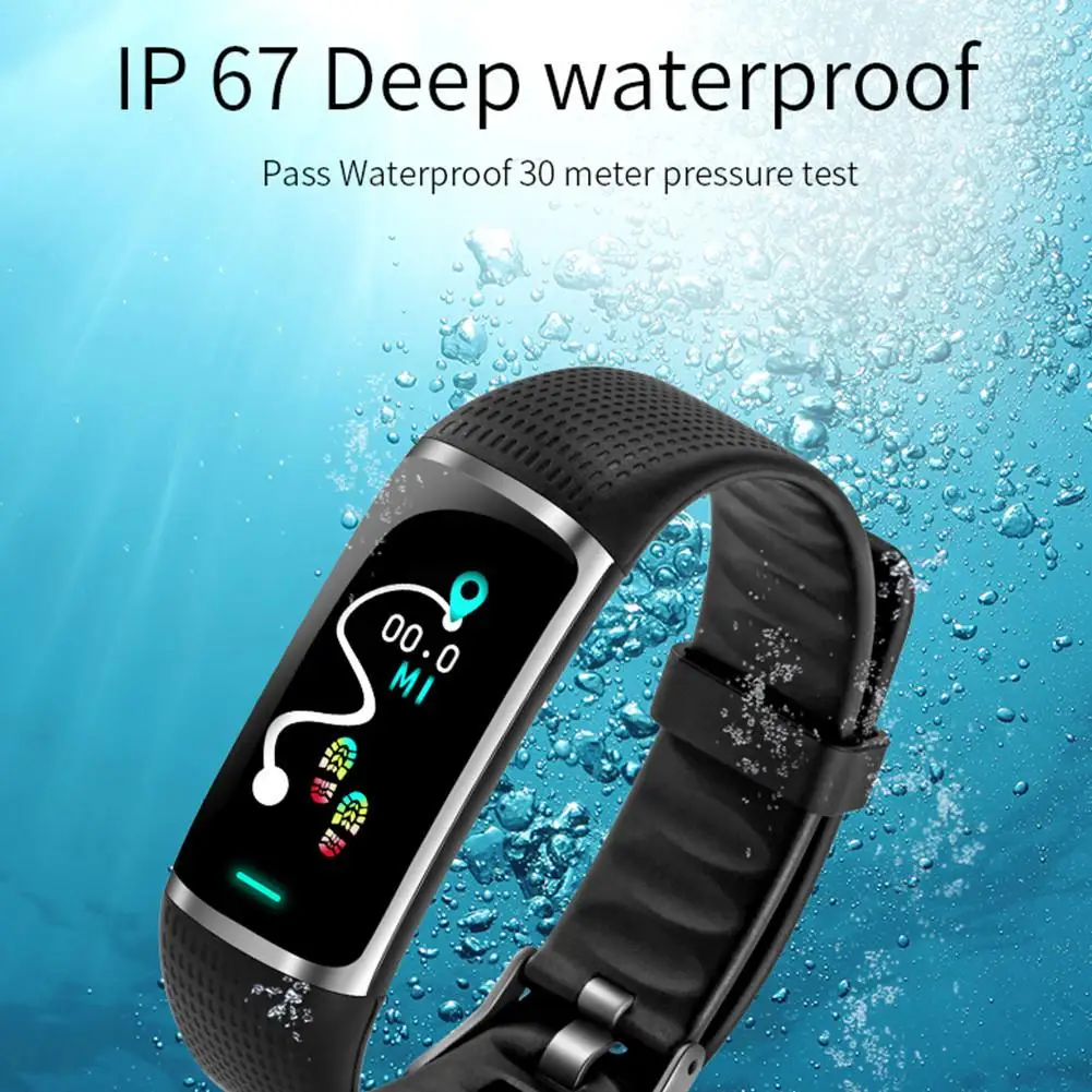 

B32 Bluetooth Smart Watch IP67 Waterproof Blood Pressure Pedometer Heart Rate MonitoringColor Screen For Fit Russian Language