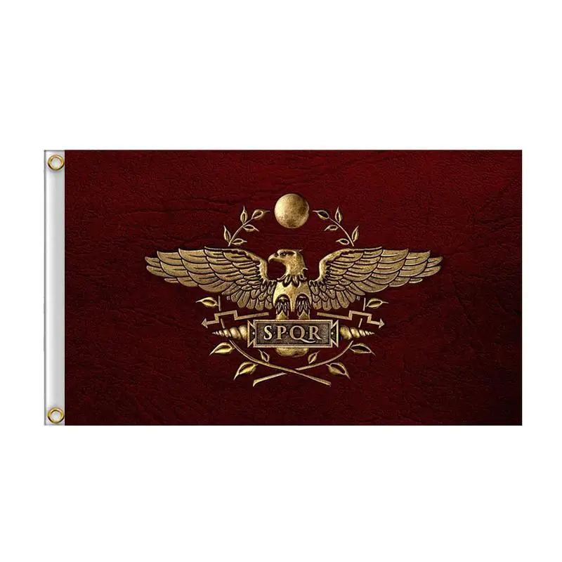 

Light And High Quality Roman Empire Decoration Banner Beverage Made Canvas Flag For Collection Or Home Decoration