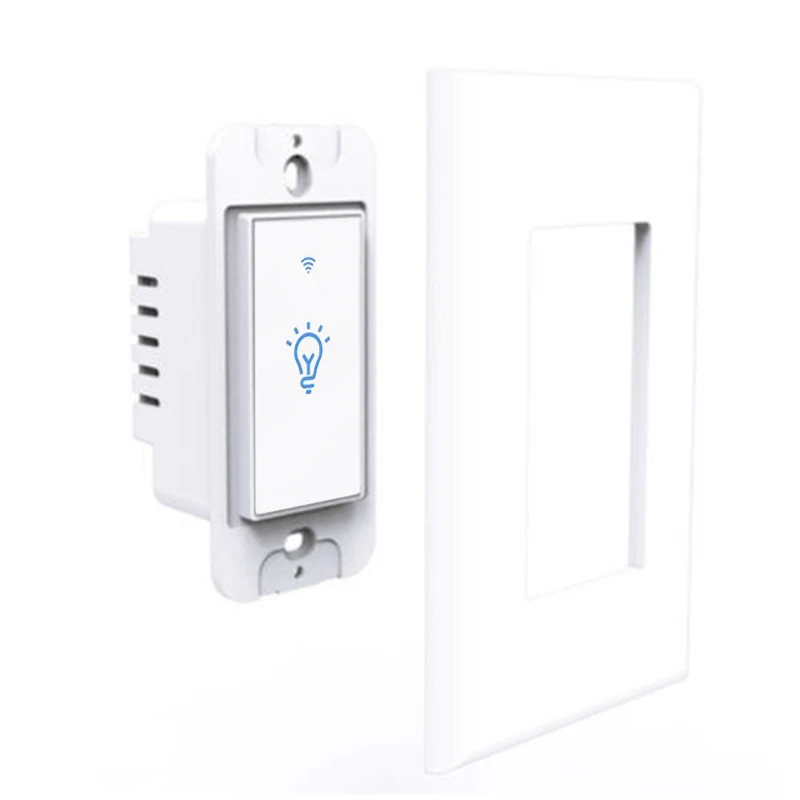 

1 Gang Smart WIFI Light Wall Switch Works With Home Safety Life For Smart Life