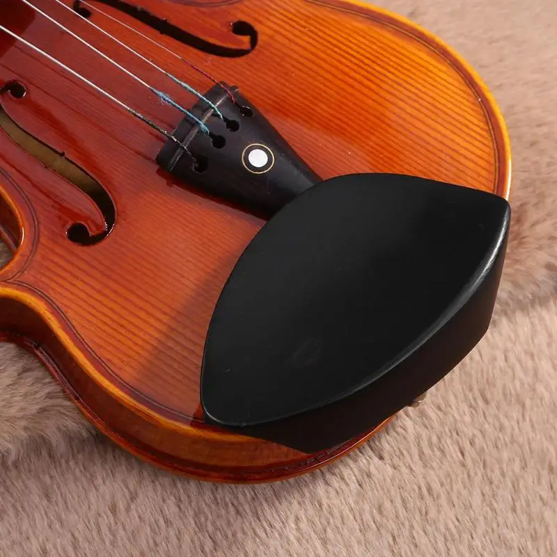 الخشب سيتو الأذن شكل الأبنوس الكمان Chinrest مع المسمار آلات موسيقية اكسسوارات الكمان معدات خاصة