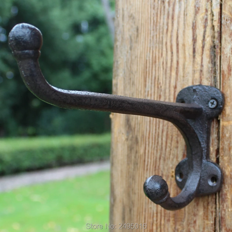 

Cast Iron Wall Mounted Hooks, Vintage Inspired, Perfect for Coats, Bags, Hats, Towels, Scarfs