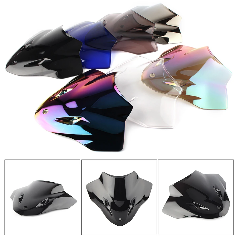 

Motorcycle Windshield Windscreen Double Bubble For BMW S1000R 2014 2015 2016