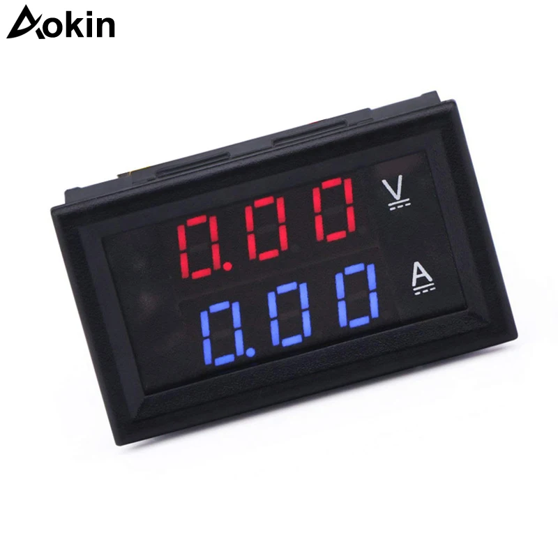 2 шт./лот 0 28 &quotLED DC0 100V 10A цифровой вольтметр Амперметр в 1 мультиметр 12В/24В