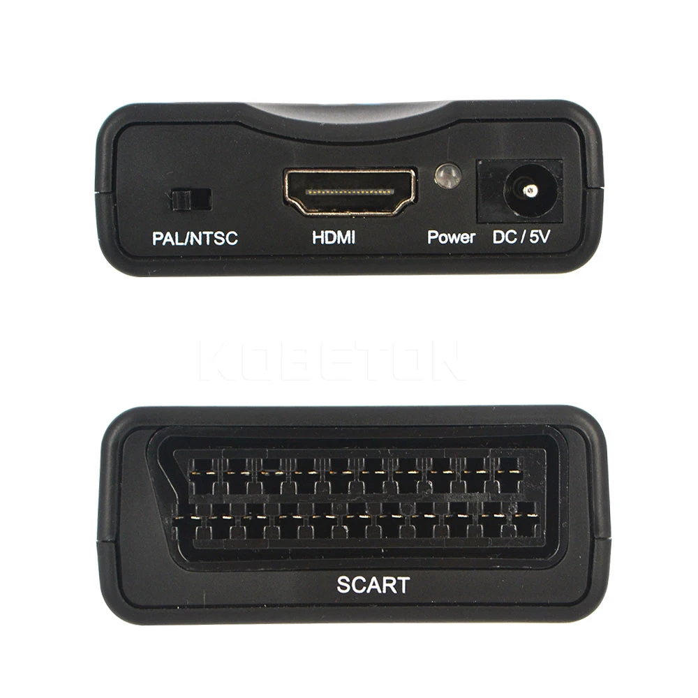 Конвертер KEBIDU SCART в HDMI 1080P Видео Аудио высококлассный адаптер Scart для Sky Box STB с