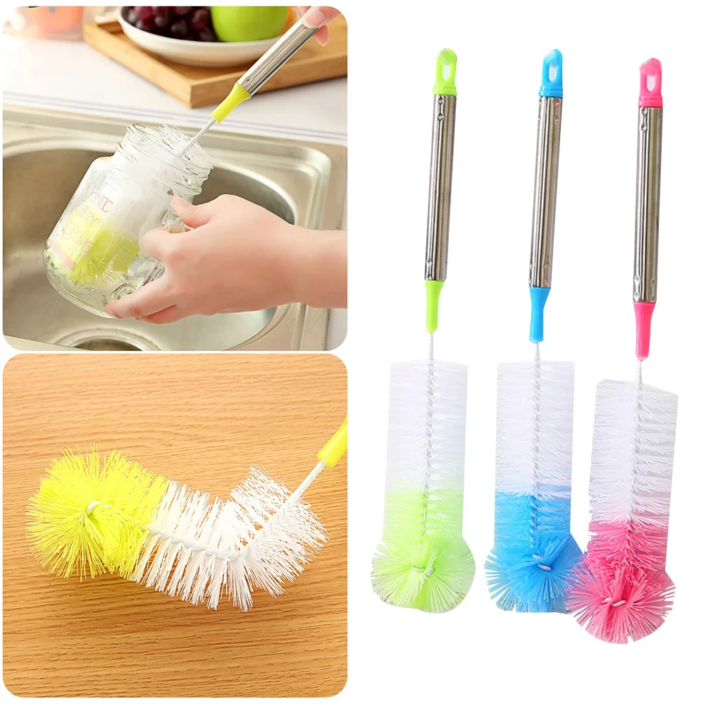 1pc Bottle cup Cleaning Brush Cup Brush Cleaner Bendable Brushes With
