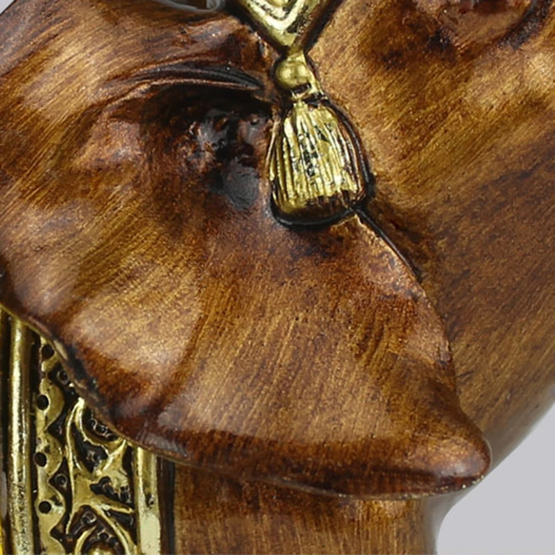 

Elephant Resin Ornament Statue Figurine Sculpture Craft Home Table Decor Gifts