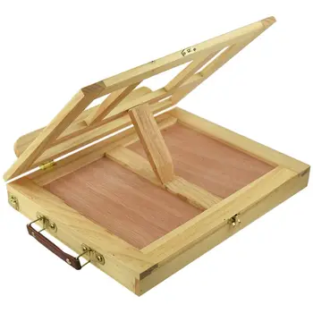 

Artist Easel Folding Portable Artist Desk Easel Wood Multi Positions Sketching Sketch Drawer Drawing Desk