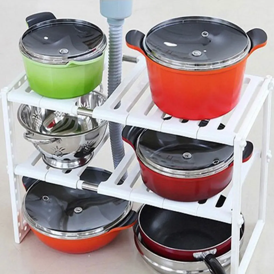 Регулируемая полка DIY кухонная стойка из нержавеющей стали Пластиковая Полка для