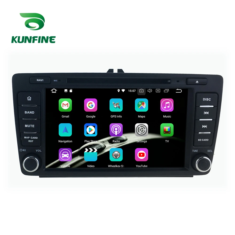 Android 9 0 Core PX6 A72 Ram 4G Rom 64G Автомобильный DVD GPS мультимедийный плеер стерео для SKODA OCTAVIA