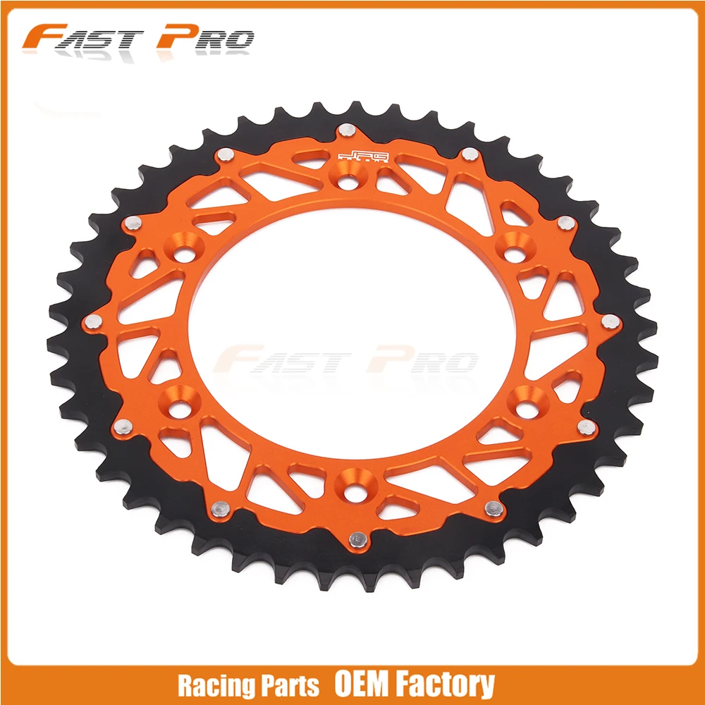 

45T Rear Chain Sprocket For KTM EXC MX SX XC MXC EXCF SXF XCF XCW LC4 SC 125 150 200 250 300 350 400 450 620 Enduro Motocross