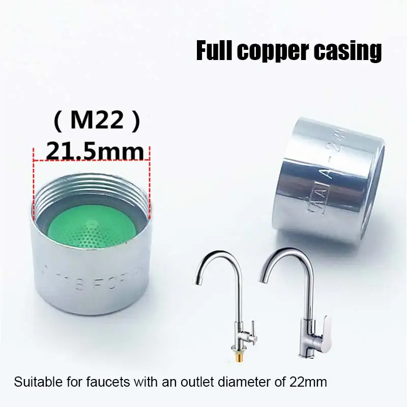 10pcs Water Saving Faucet Aerator 2l Minute 24 Male 22mm Female