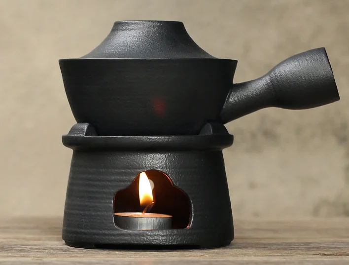 

Ceramic Side Handle Tea Refreshener Hand Roaster Dry Leaves Home Roasting Device