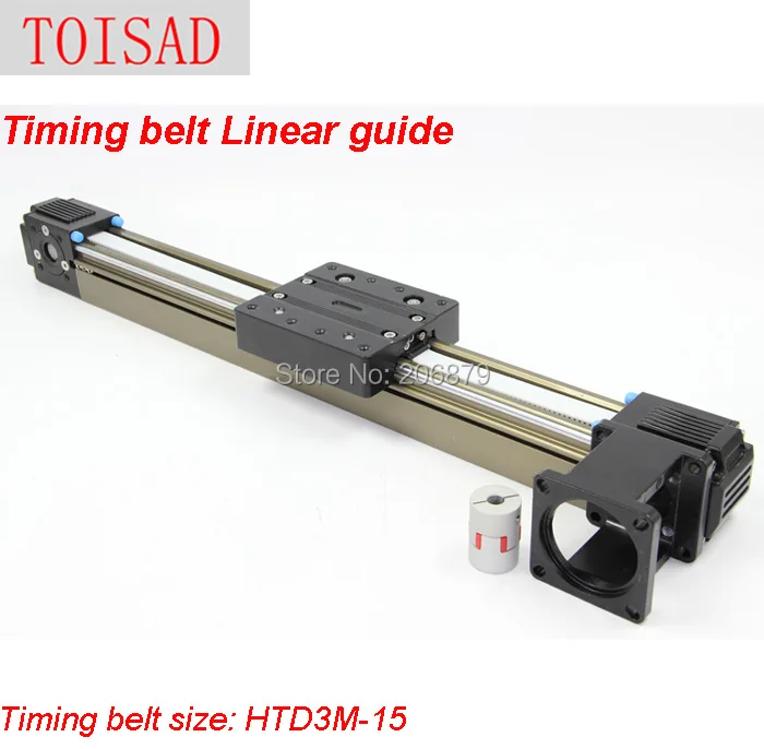 

Effective Travel Stroke Lenght 1000mm HTD3M-15 Timing Belt Linear Slide Guide Motion Module Sliding Tabel CNC LW45