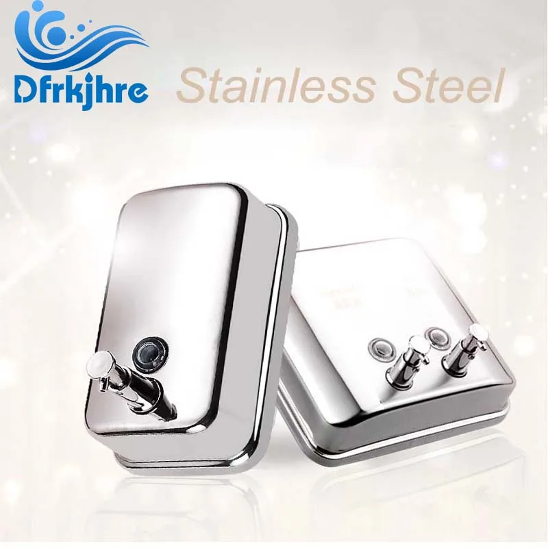 Liquid Soap Dispensers 500ML 304 Stainless Steel Wall Mounted Bathroom