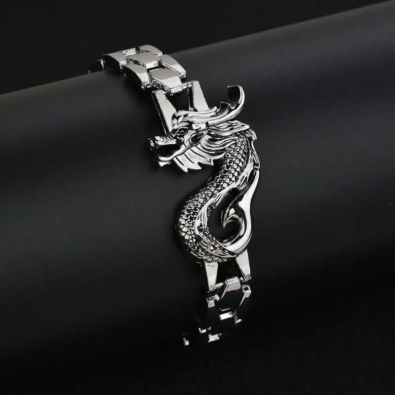 Подвеска в виде волка для мужчин Scorpion Dragon браслет из кожи и нержавеющей стали