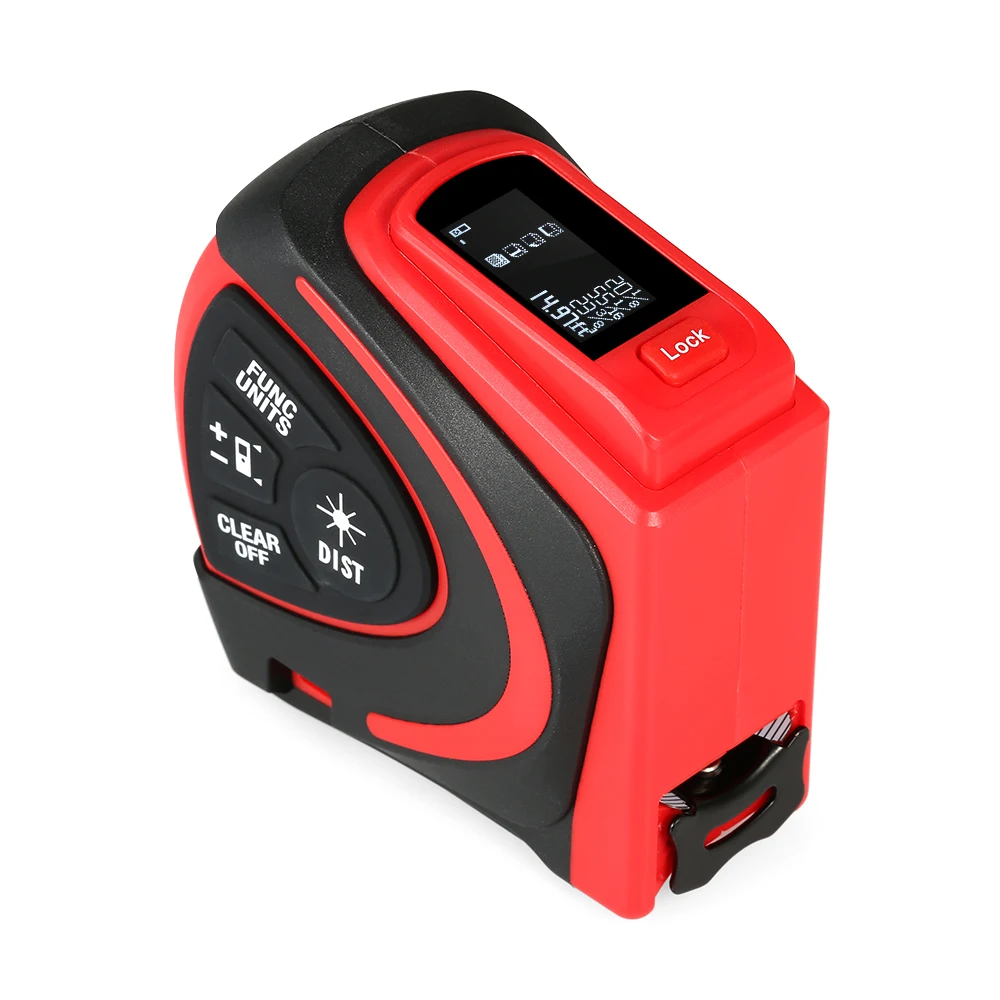 Digital Laser Rangefinder Handheld Infrared Range Finder 2 in 1 5m