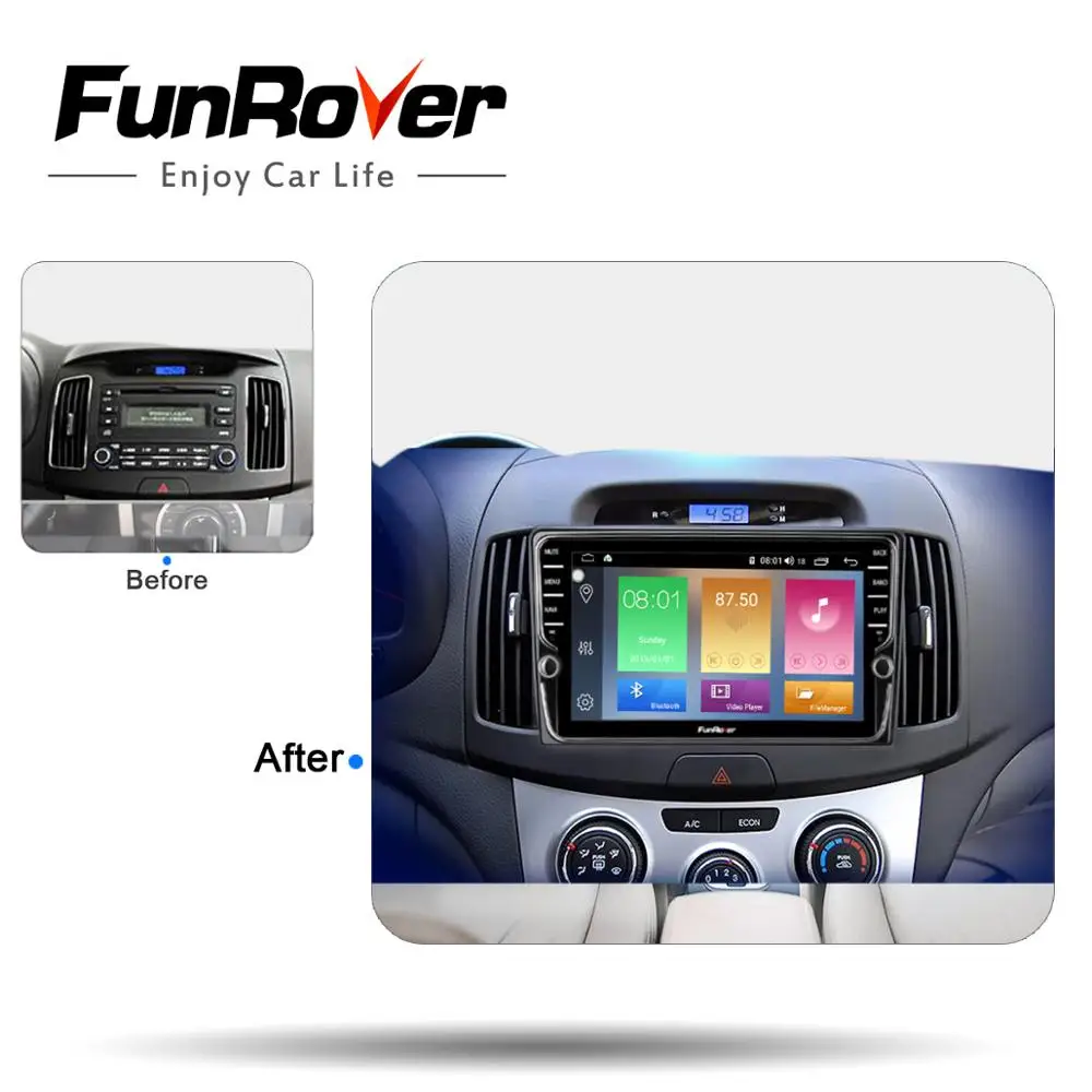 Discount Funrover 8 core Android 9.0 car radio multimedia player For Hyundai Elantra Avante 2007-2011 dvd gps navi autoradio DSP RDS 64GB 1 Discount Funrover 8 core Android 9.0 car radio multimedia player For Hyundai Elantra Avante 2007-2011 dvd gps navi autoradio DSP RDS 64GB 1